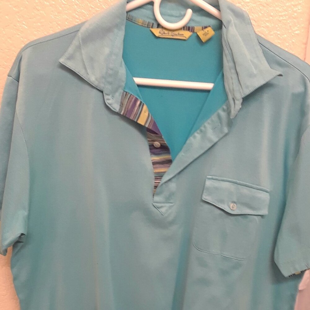 Robert Graham Men's Polo Shirt- Size Large- Pre-Owned